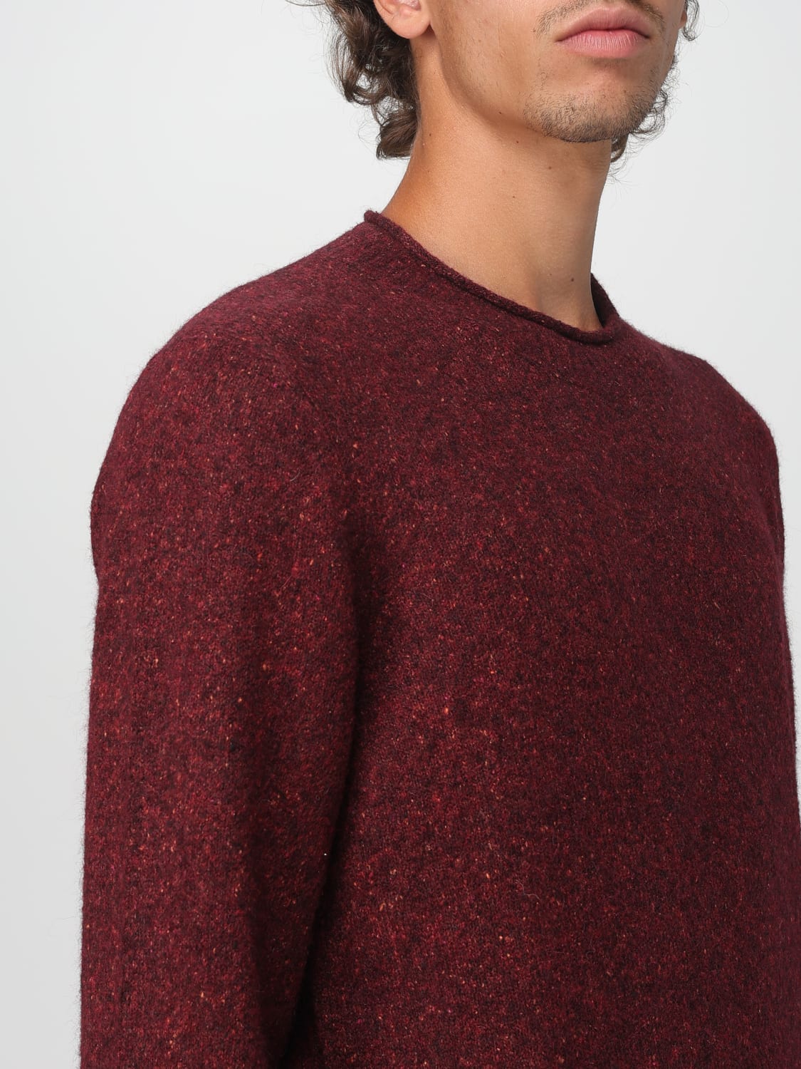 BRUNELLO CUCINELLI SWEATER: Sweater men Brunello Cucinelli, Red - Img 5