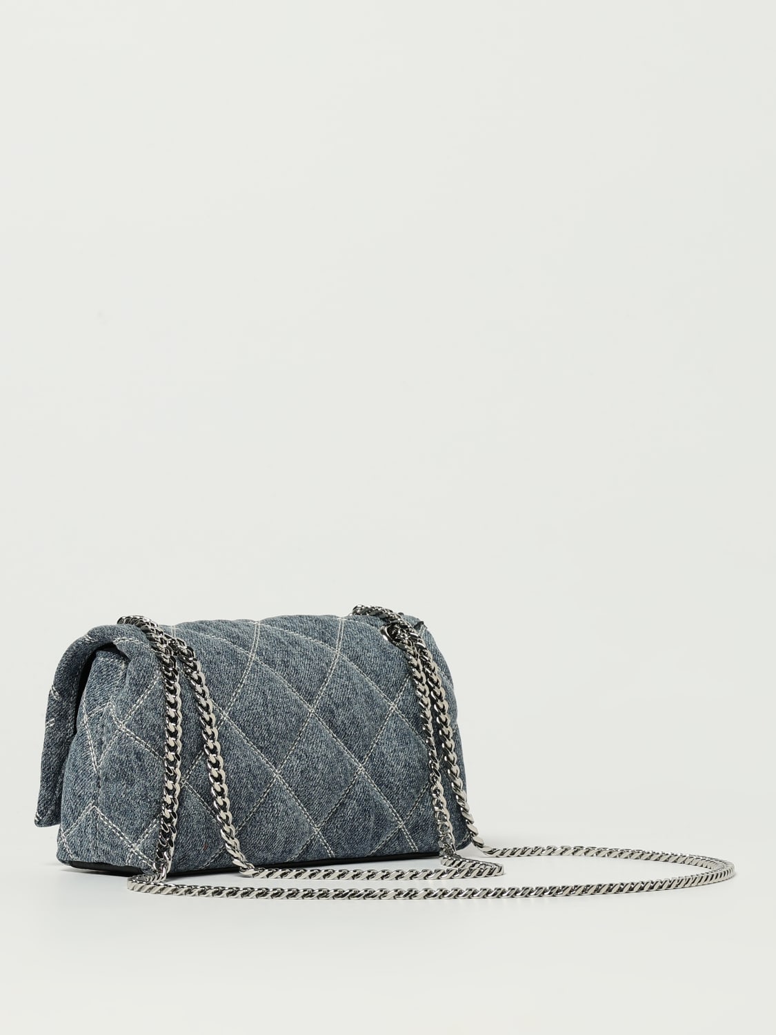 MARC JACOBS BORSA A TRACOLLA: Borse a tracolla in denim trapuntato Marc Jacobs, Blue - Img 2