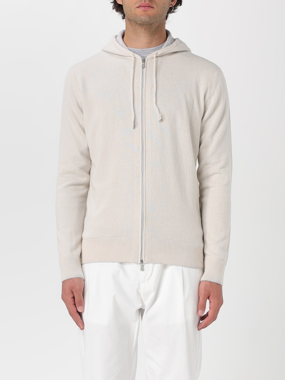 ELEVENTY SWEATSHIRT: Pullover herren Eleventy, Beige - Img 1
