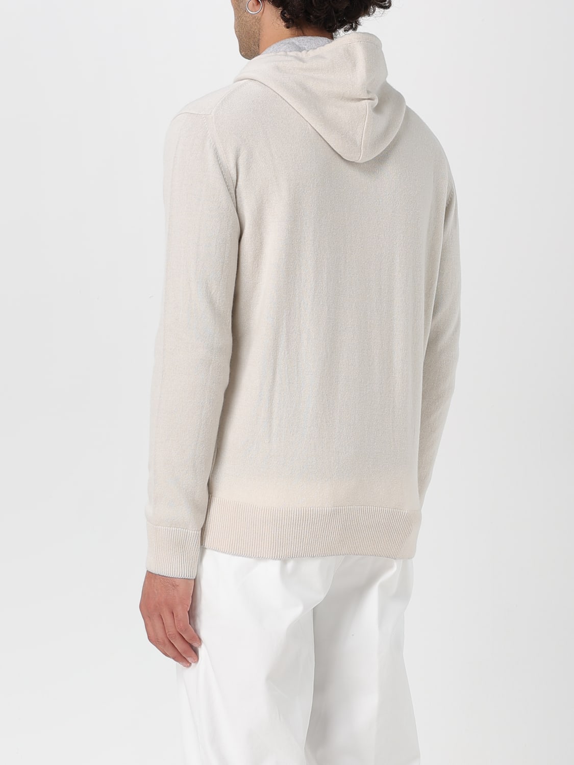 ELEVENTY SWEATSHIRT: Pullover herren Eleventy, Beige - Img 2