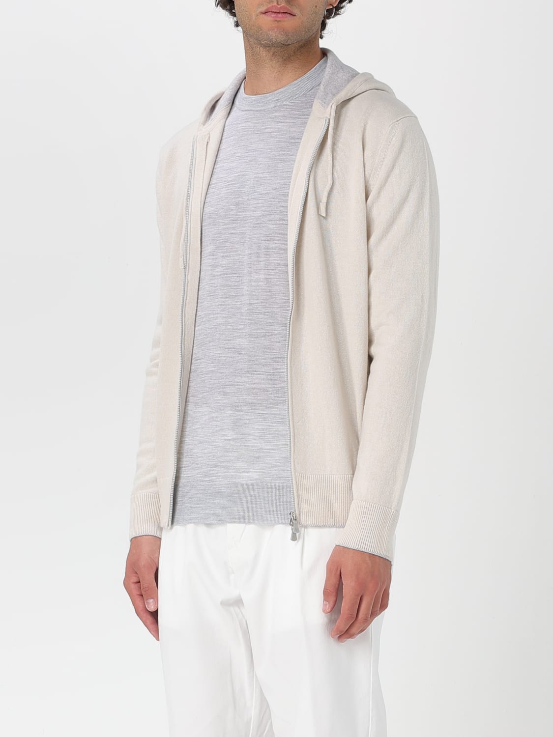 ELEVENTY SWEATSHIRT: Pullover herren Eleventy, Beige - Img 3