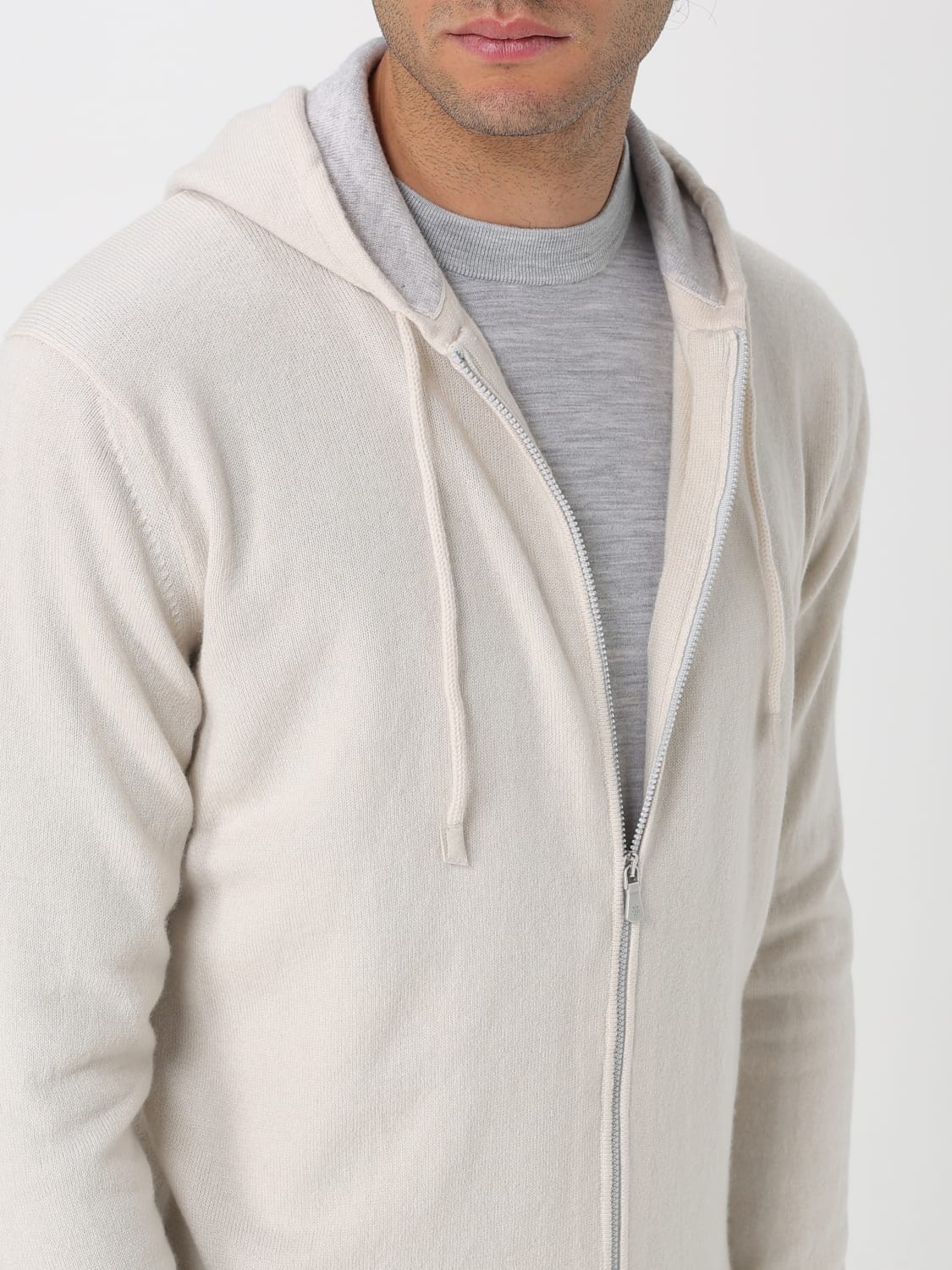 ELEVENTY SWEATSHIRT: Pullover herren Eleventy, Beige - Img 4