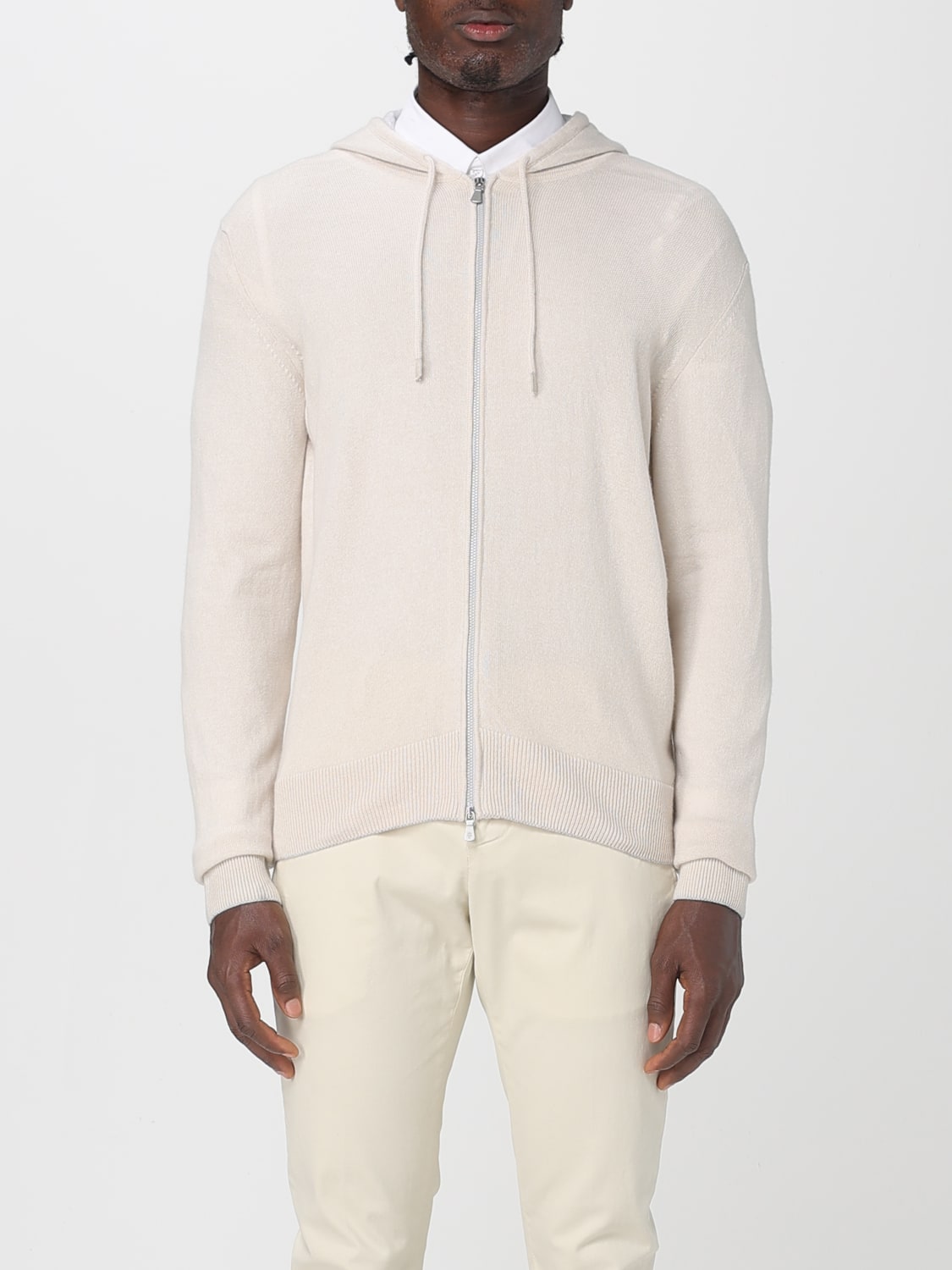 ELEVENTY SWEATSHIRT: Sweater men Eleventy, Sand - Img 1