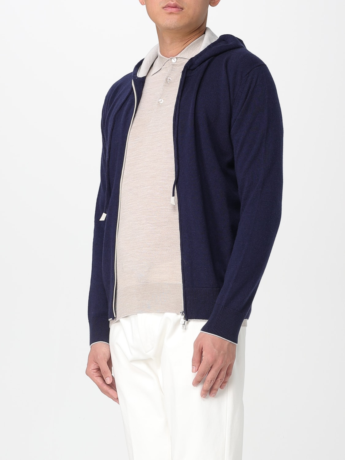 ELEVENTY SWEATSHIRT: Sweater men Eleventy, Blue 1 - Img 3