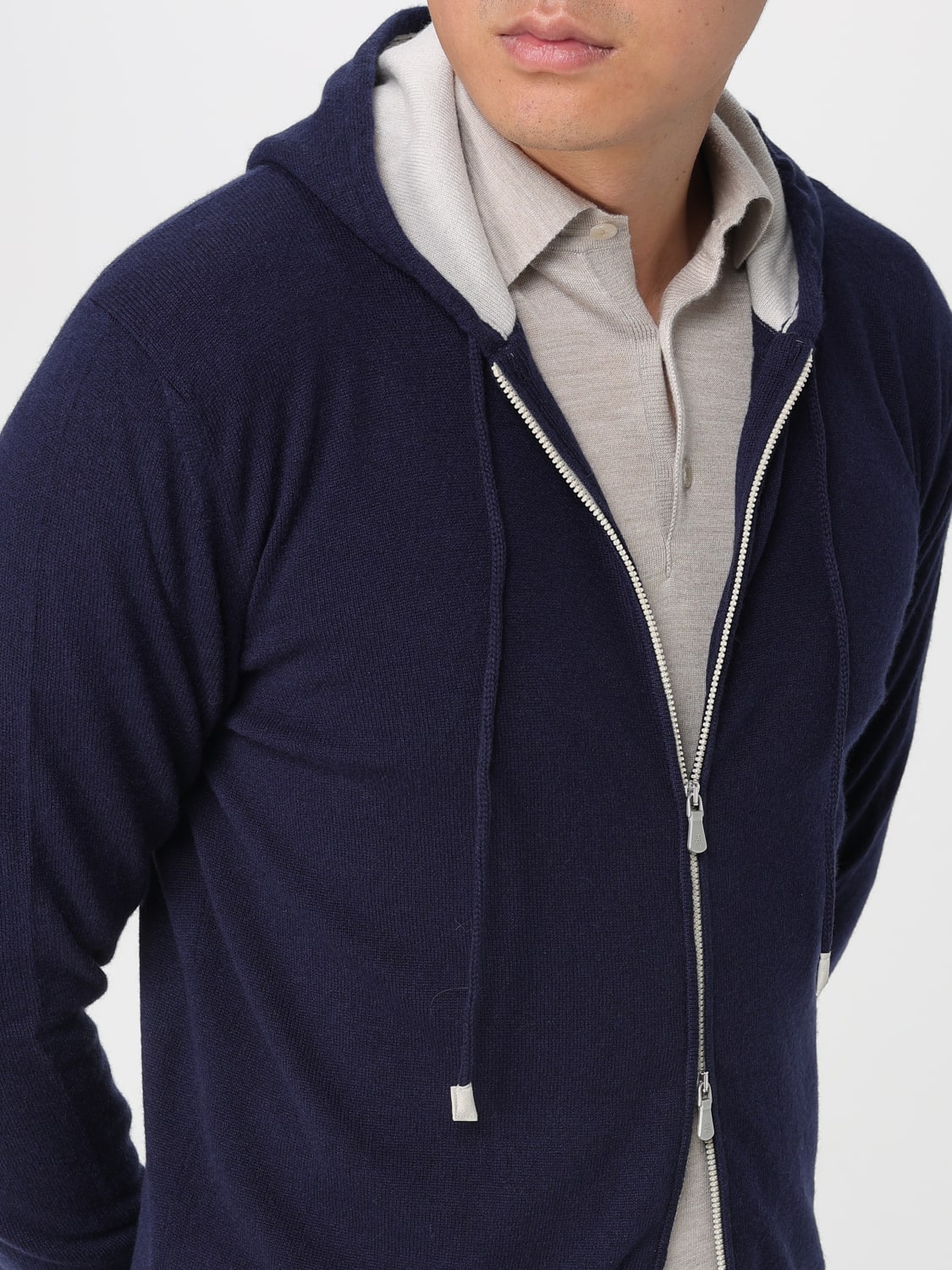 ELEVENTY SWEATSHIRT: Sweater men Eleventy, Blue 1 - Img 4