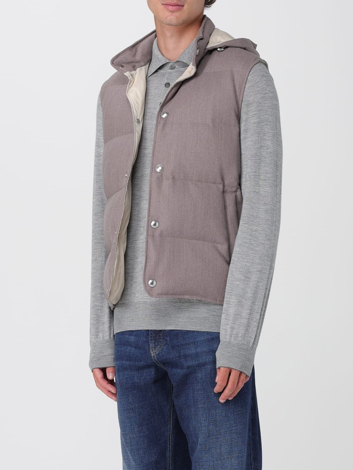 ELEVENTY SUIT VEST: Jacket men Eleventy, Blue - Img 3