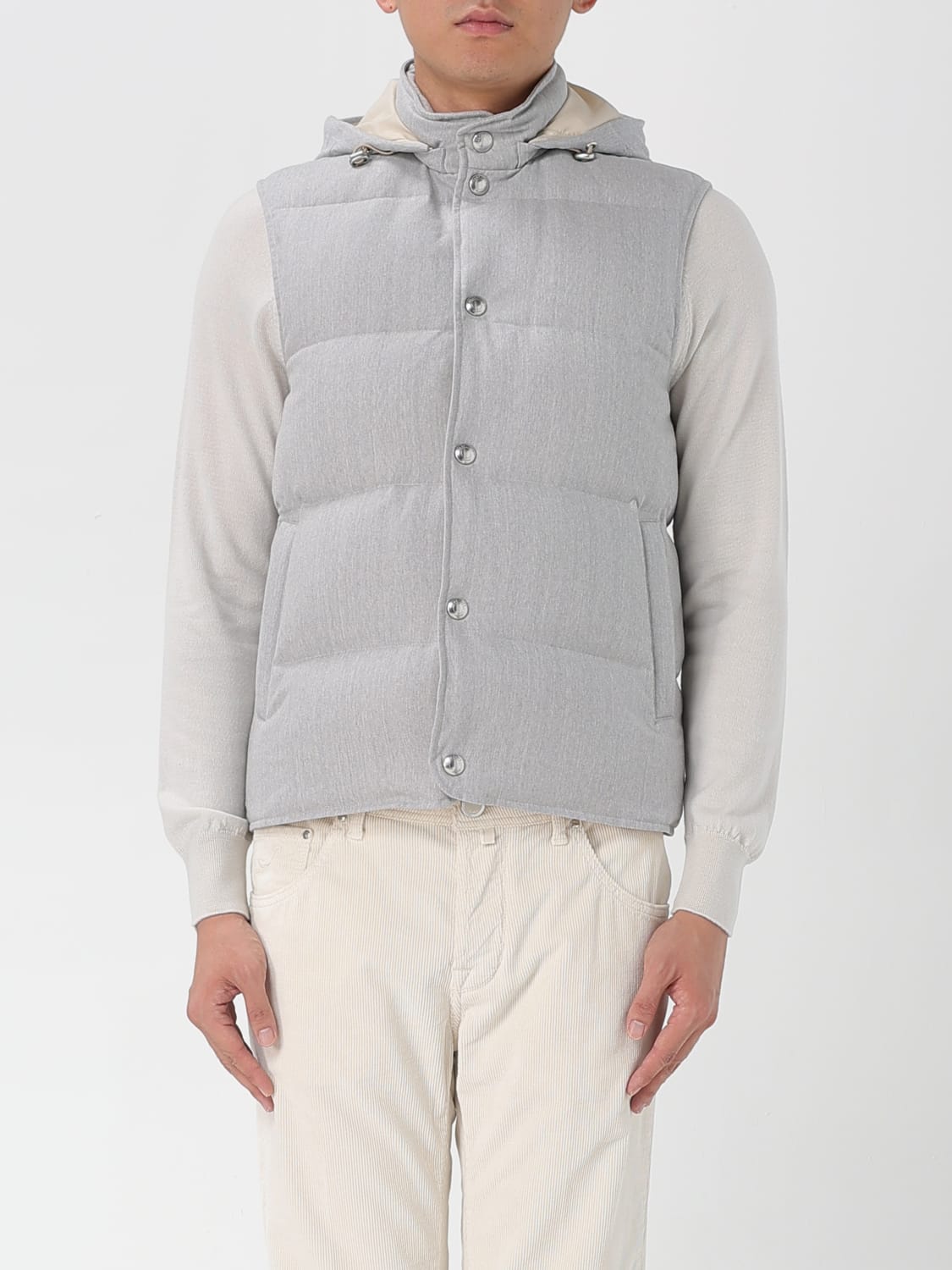 ELEVENTY SUIT VEST: Jacket men Eleventy, Grey - Img 1