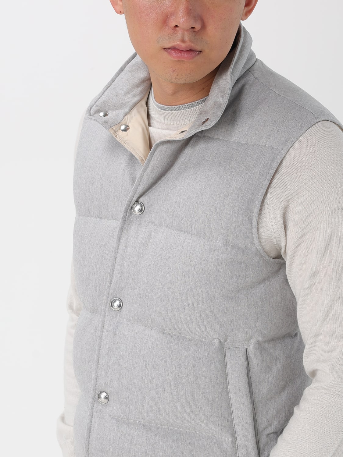 ELEVENTY SUIT VEST: Jacket men Eleventy, Grey - Img 4