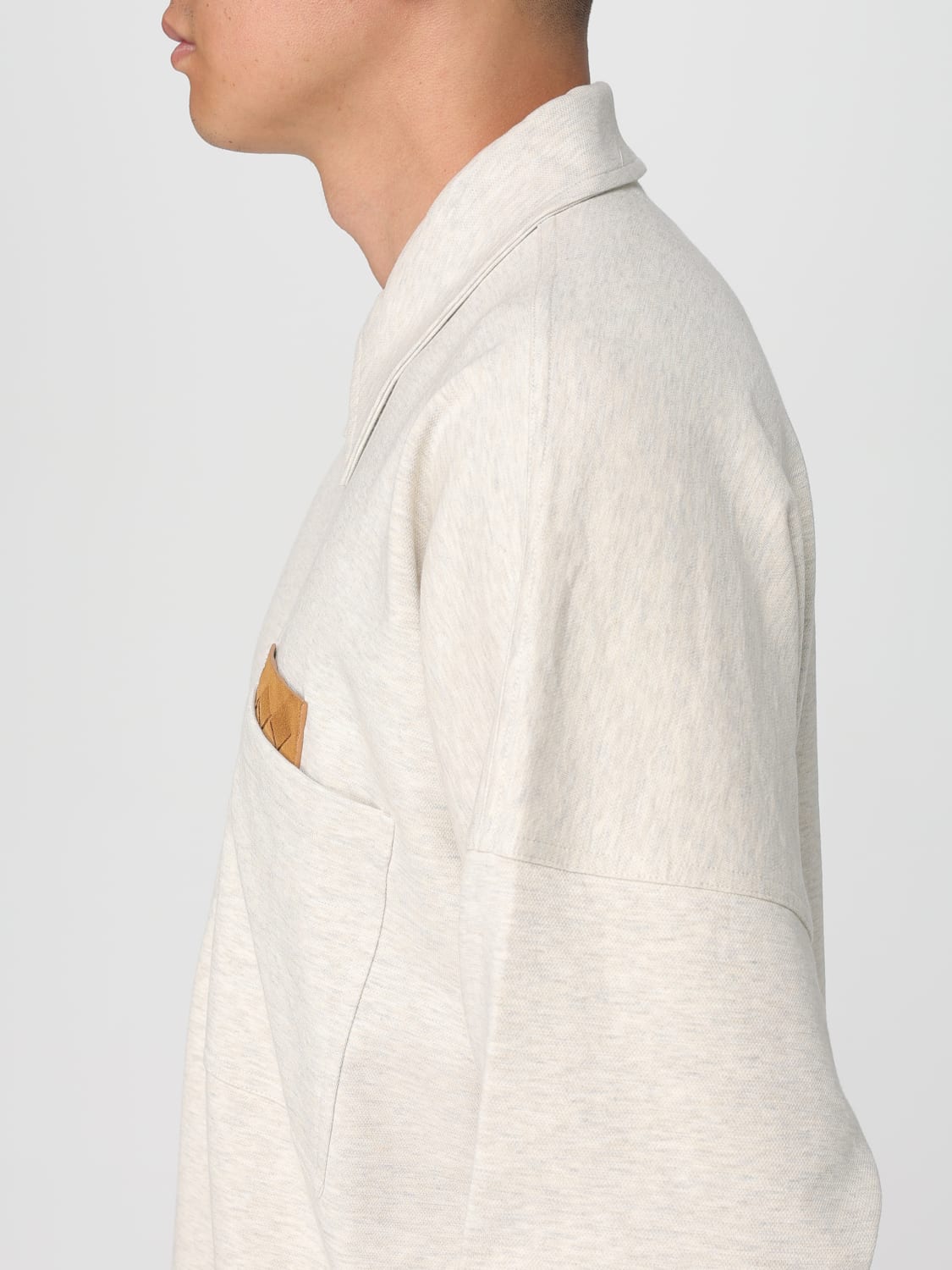BOTTEGA VENETA POLO SHIRT: Polo shirt men Bottega Veneta, Beige - Img 5