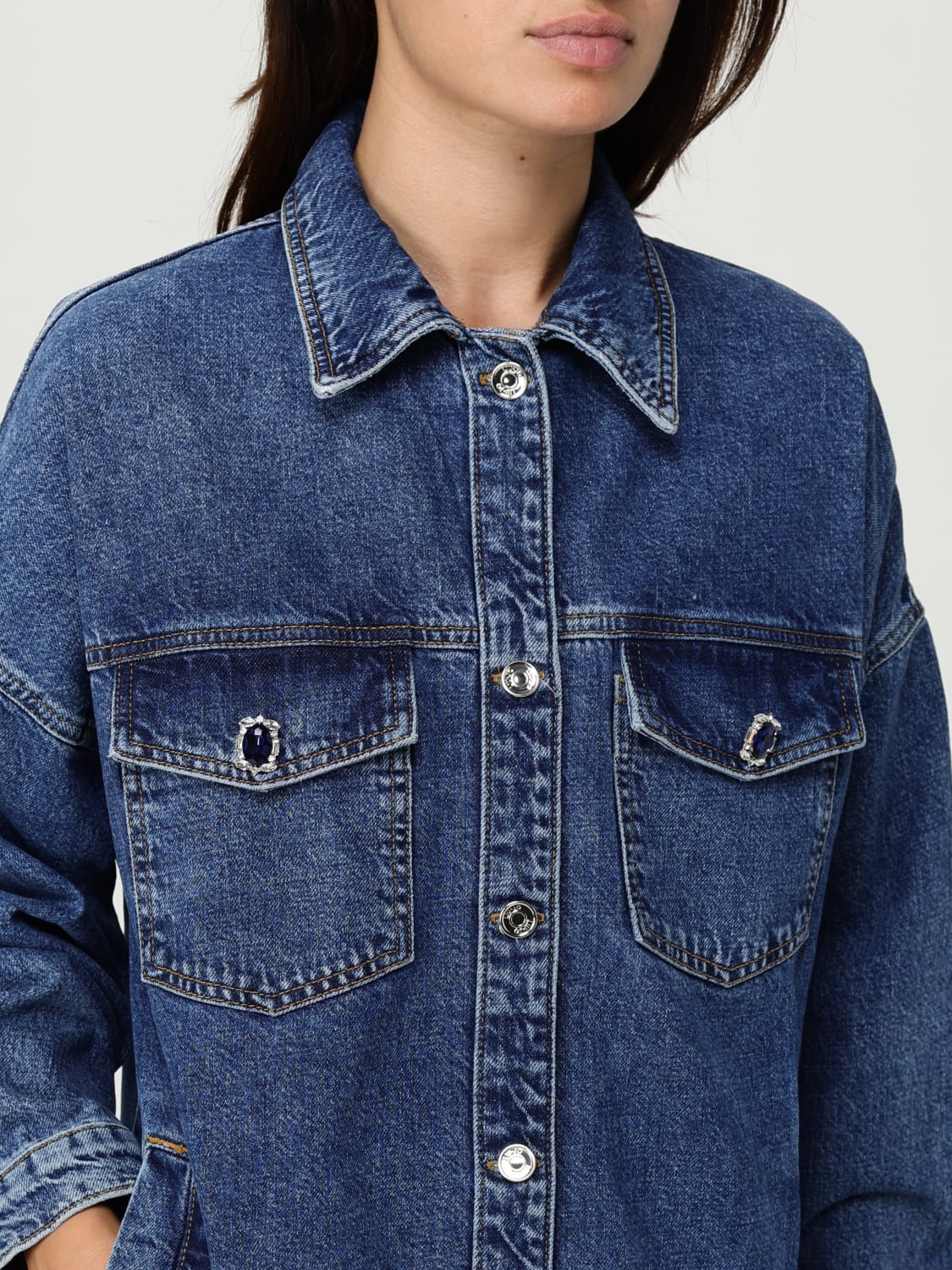 LIU JO JACKET: Blazer woman Liu Jo, Blue - Img 3