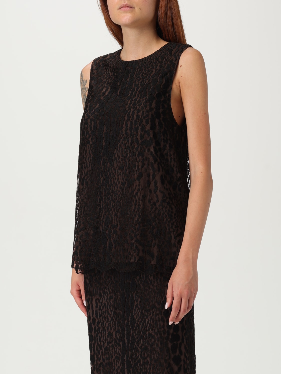 TOM FORD 탑: 탑 여성 Tom Ford, 블랙 - Img 4