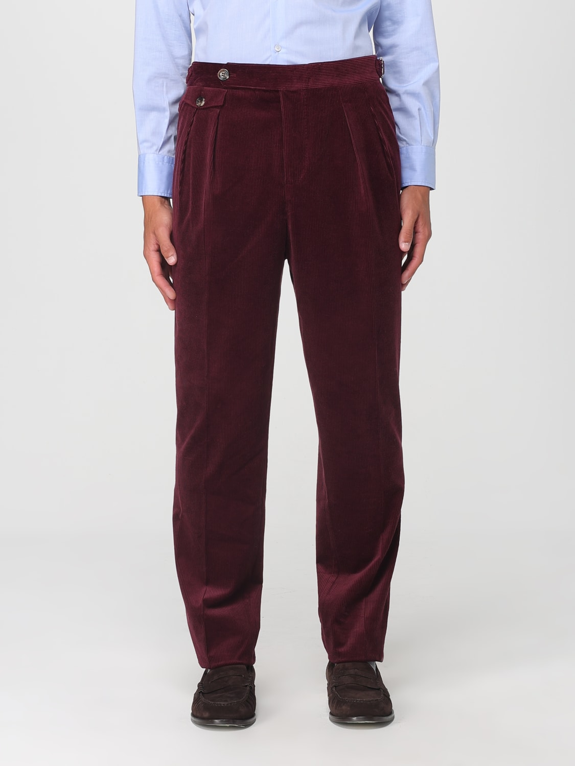 BRUNELLO CUCINELLI ANZUG: Anzug herren Brunello Cucinelli, Rot - Img 6