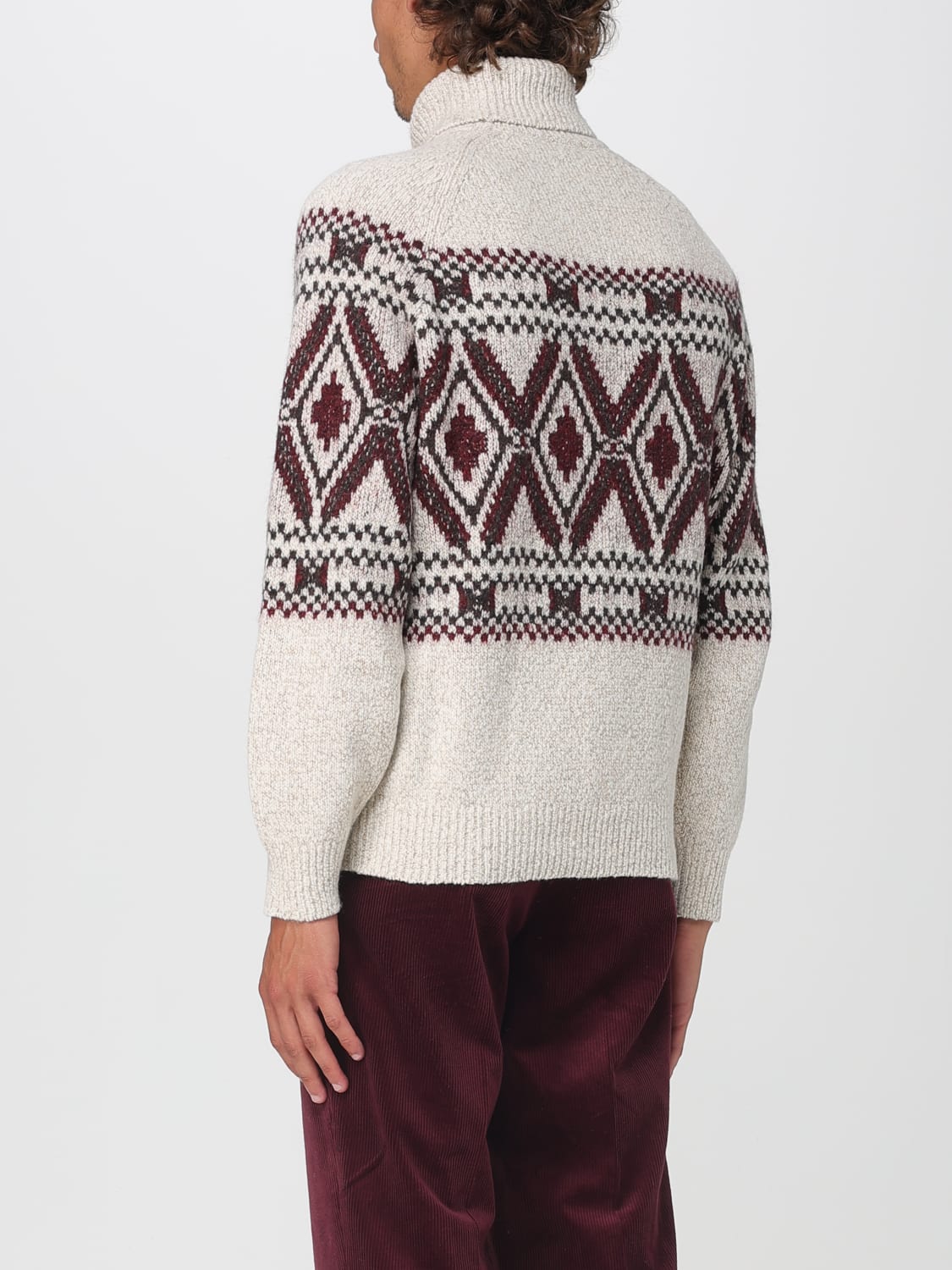 BRUNELLO CUCINELLI JERSEY: Jersey hombre Brunello Cucinelli, Rojo - Img 3