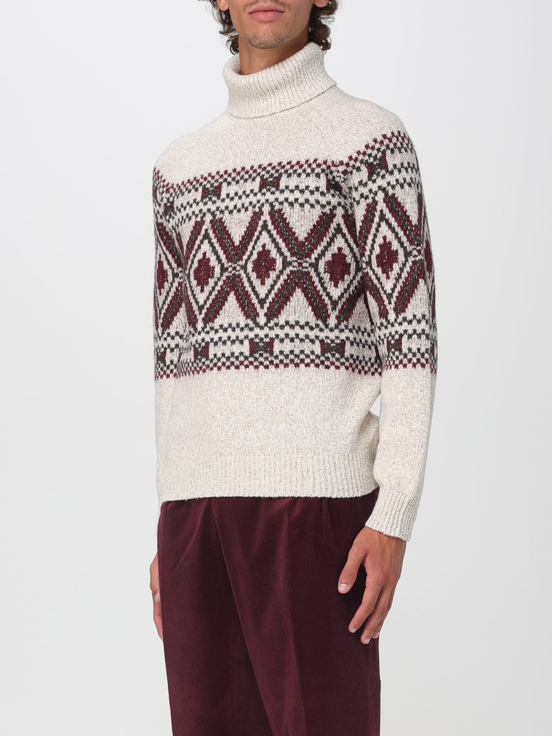 BRUNELLO CUCINELLI JERSEY: Jersey hombre Brunello Cucinelli, Rojo - Img 4