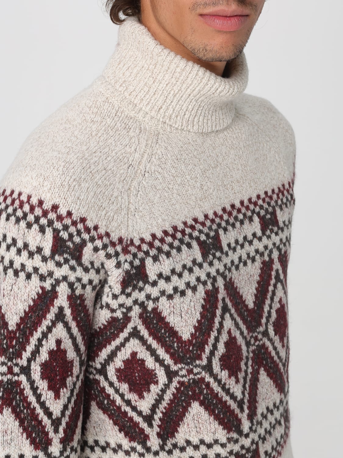 BRUNELLO CUCINELLI JERSEY: Jersey hombre Brunello Cucinelli, Rojo - Img 5