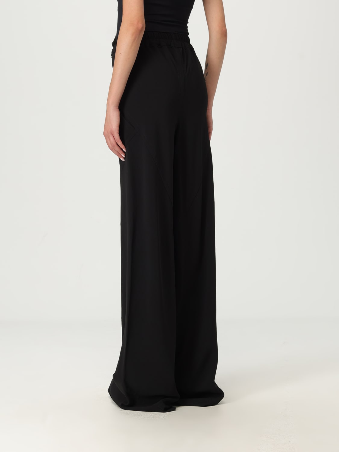 RICK OWENS パンツ: パンツ レディース Rick Owens, ブラック - Img 3