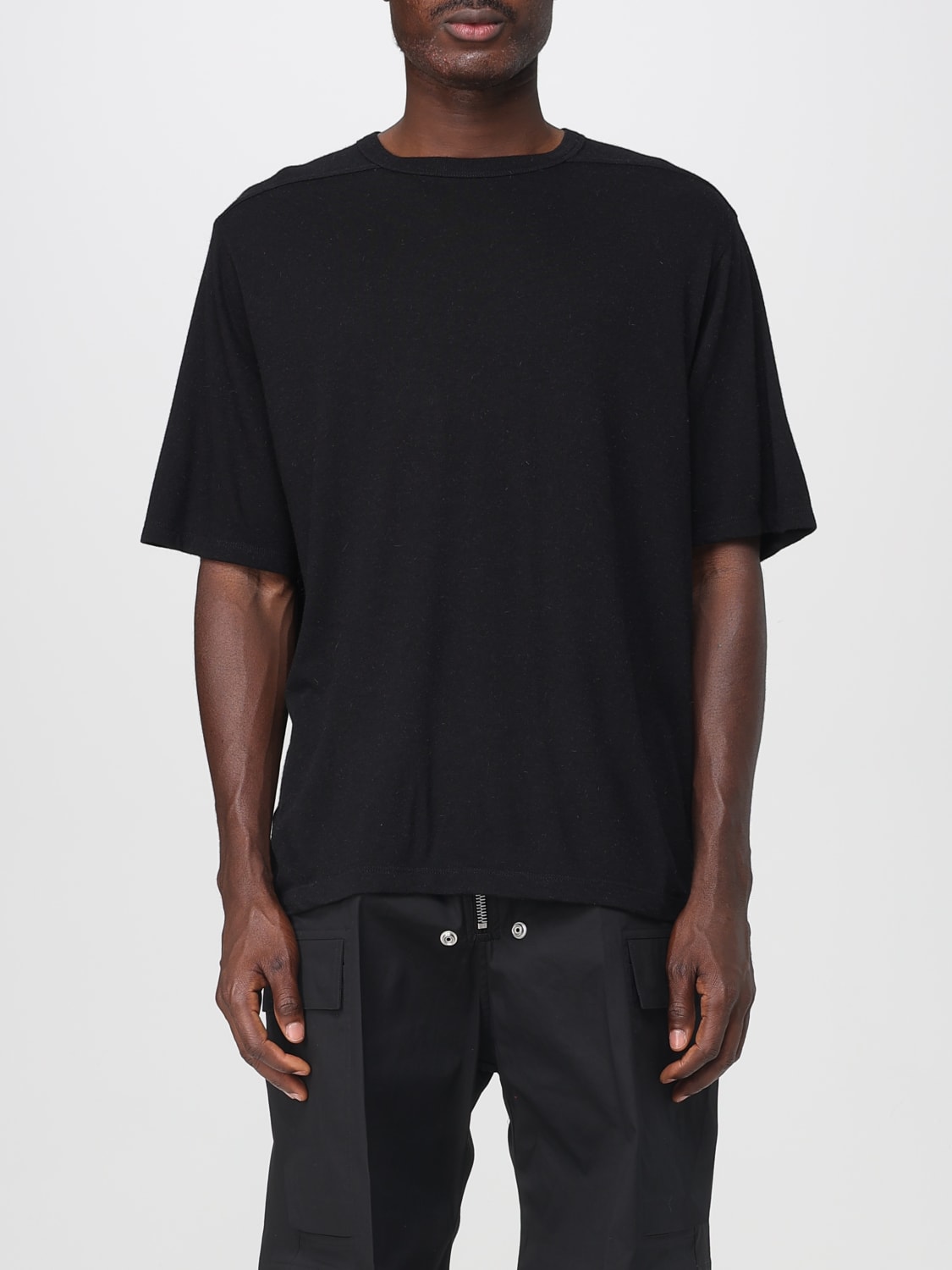 RICK OWENS T-SHIRT: T-shirt men Rick Owens, Black - Img 1