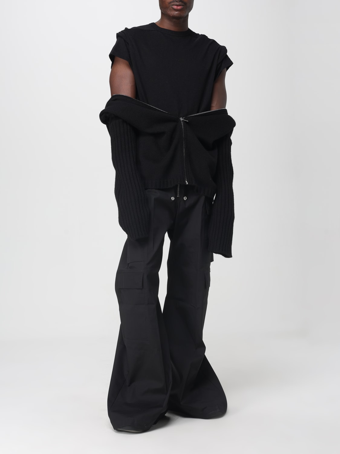 RICK OWENS T-SHIRT: T-shirt men Rick Owens, Black - Img 2