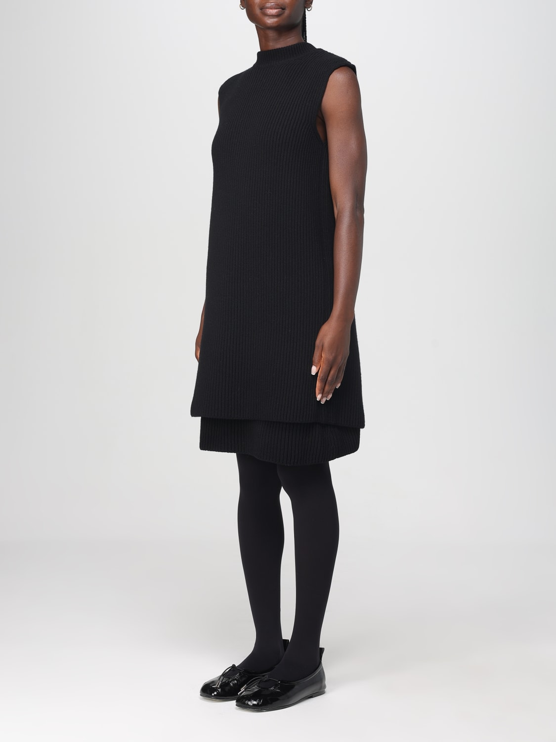 JIL SANDER PULL: Manteau femme Jil Sander, Noir - Img 4