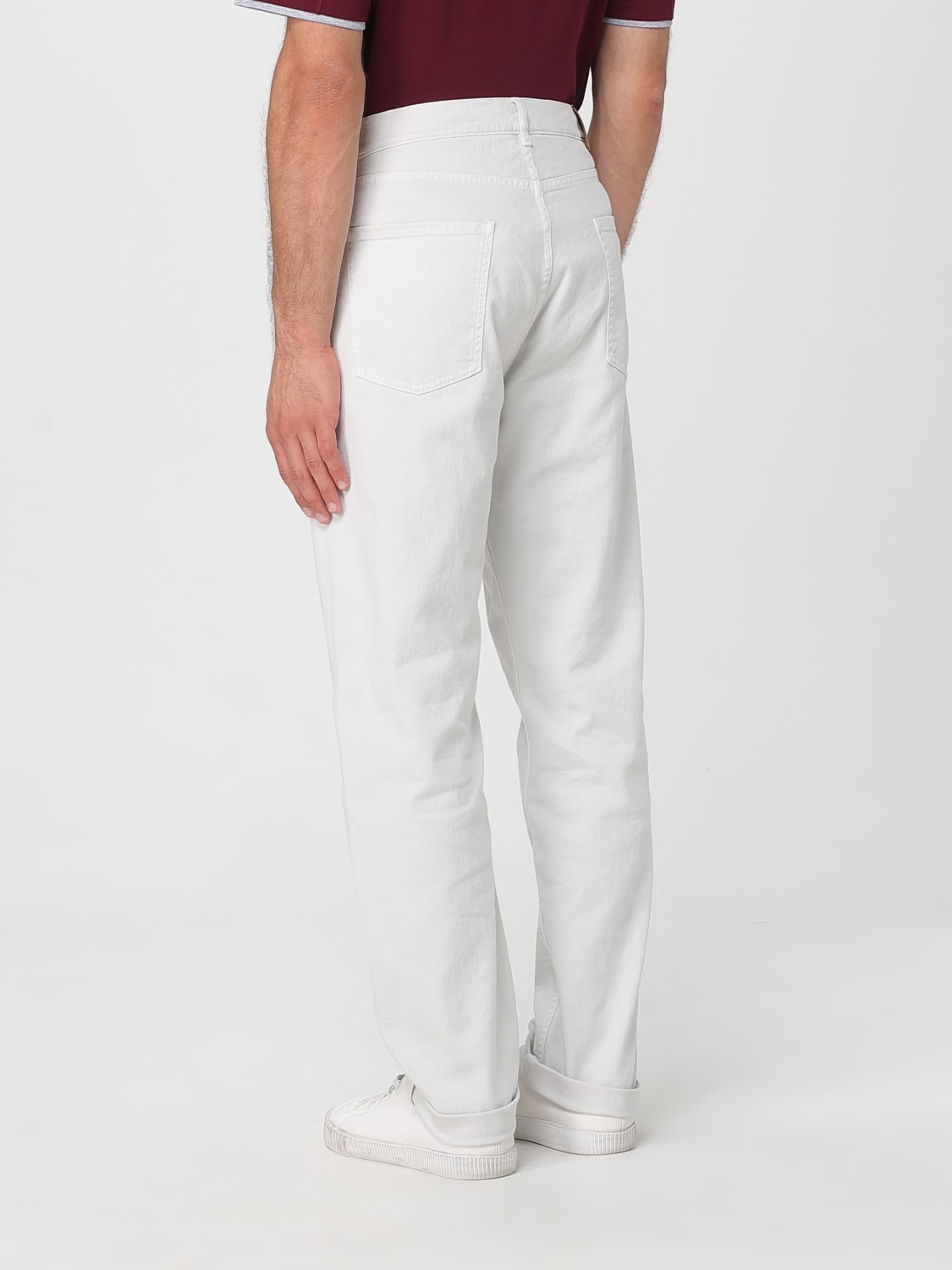 BRUNELLO CUCINELLI JEANS: Pants men Brunello Cucinelli, White - Img 3