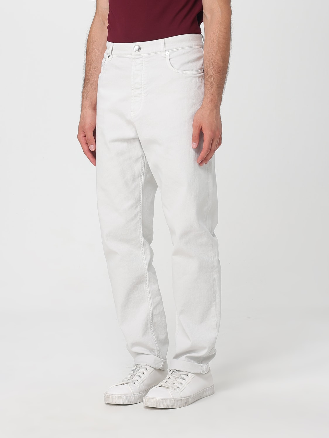 BRUNELLO CUCINELLI JEANS: Pants men Brunello Cucinelli, White - Img 4