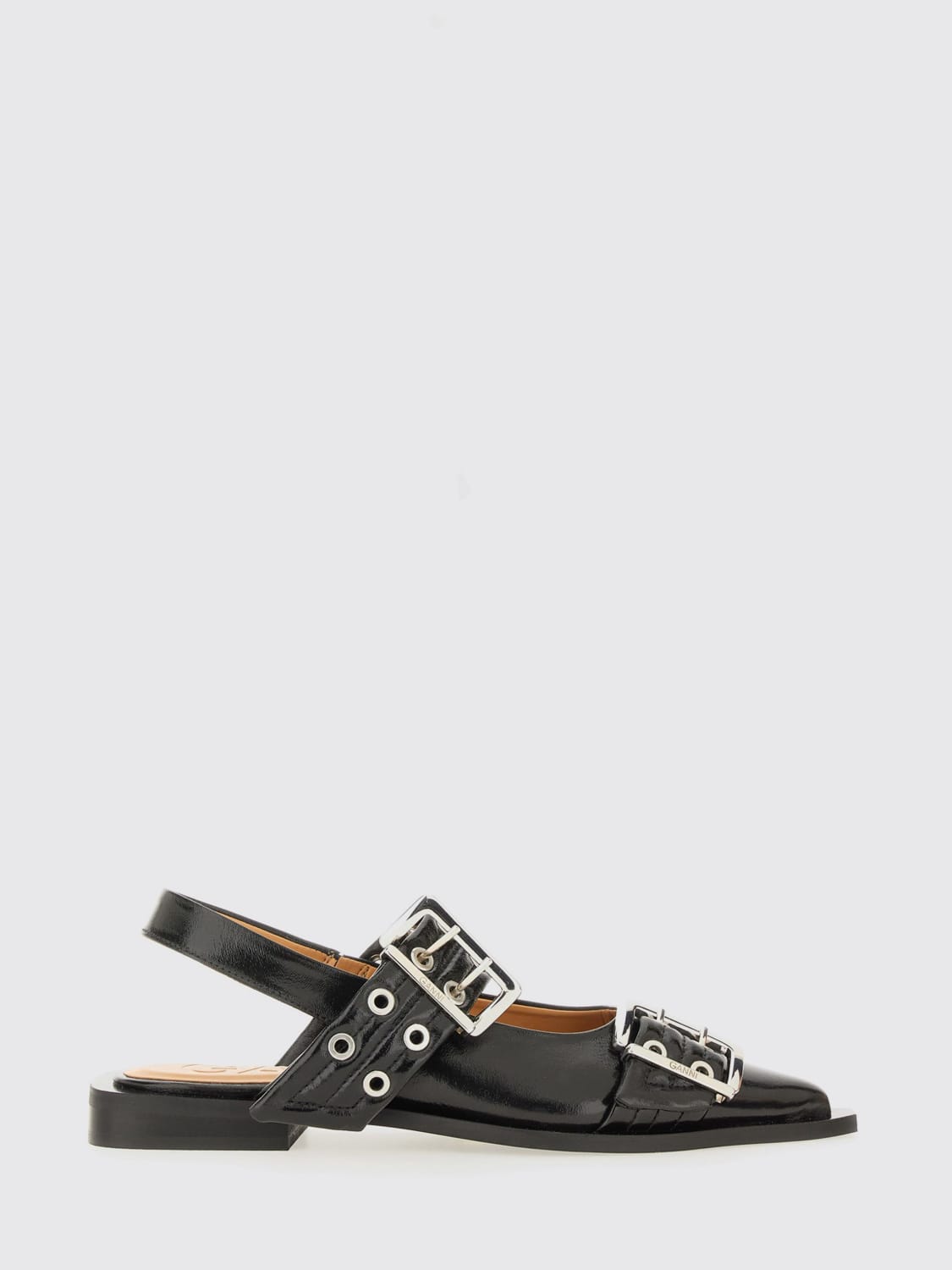 GANNI MANOLETINAS: Zapatos mujer Ganni, Negro - Img 1