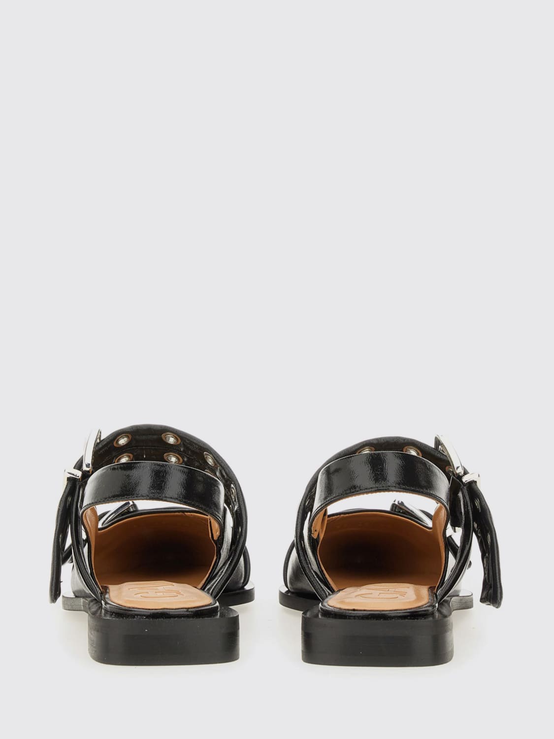 GANNI MANOLETINAS: Zapatos mujer Ganni, Negro - Img 3