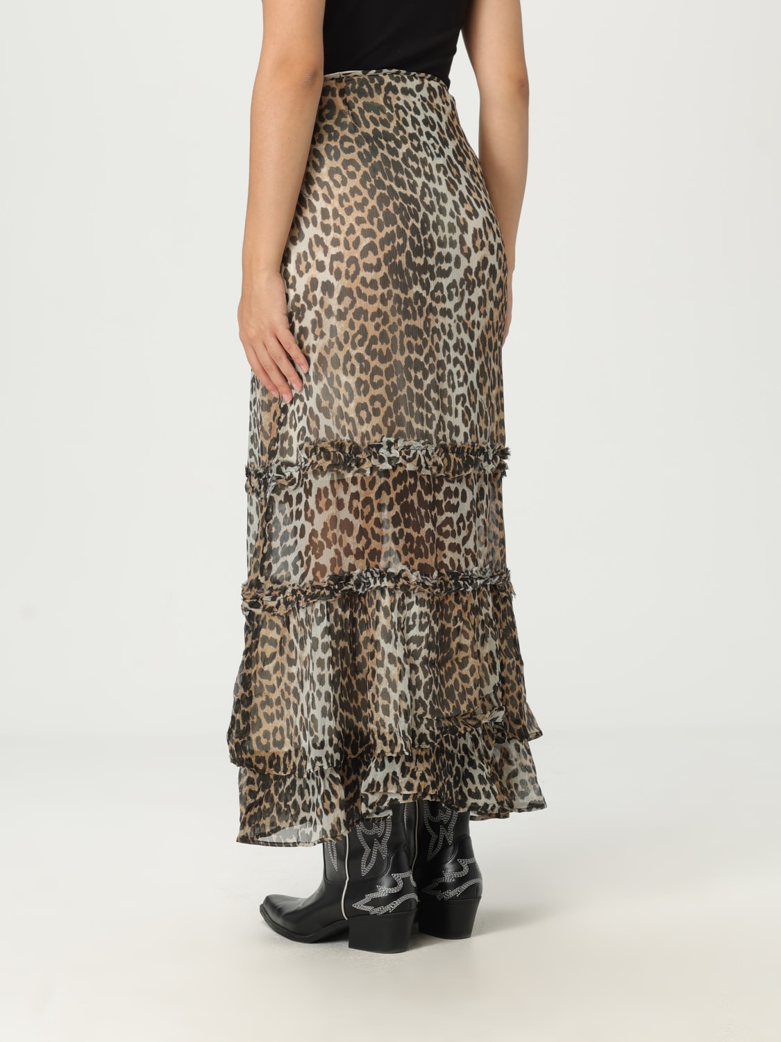 GANNI SKIRT: Skirt woman Ganni, Multicolor - Img 2