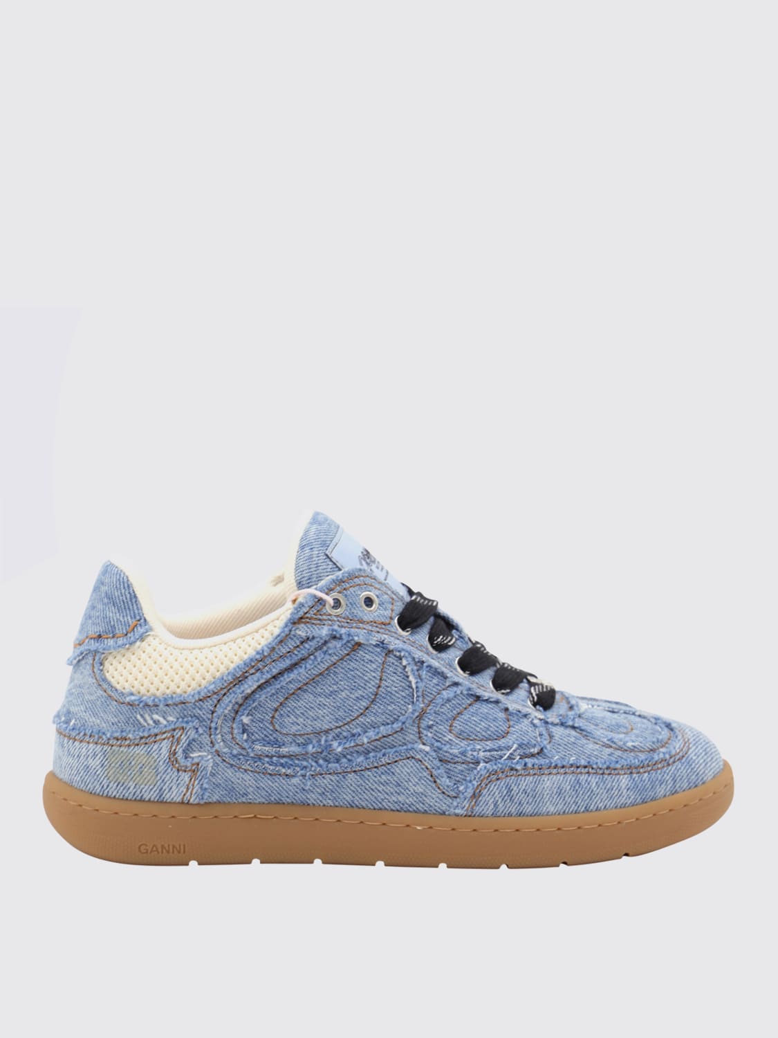 GANNI SNEAKERS: Sneakers woman Ganni, Blue - Img 1