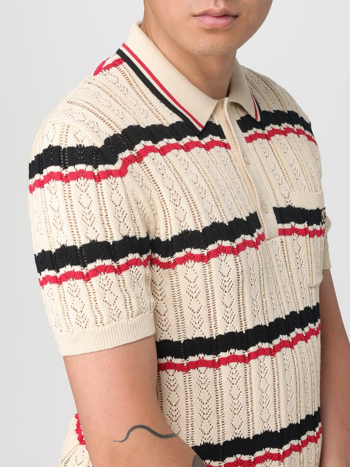 VALENTINO POLO SHIRT: Polo shirt men Valentino, Red - Img 5