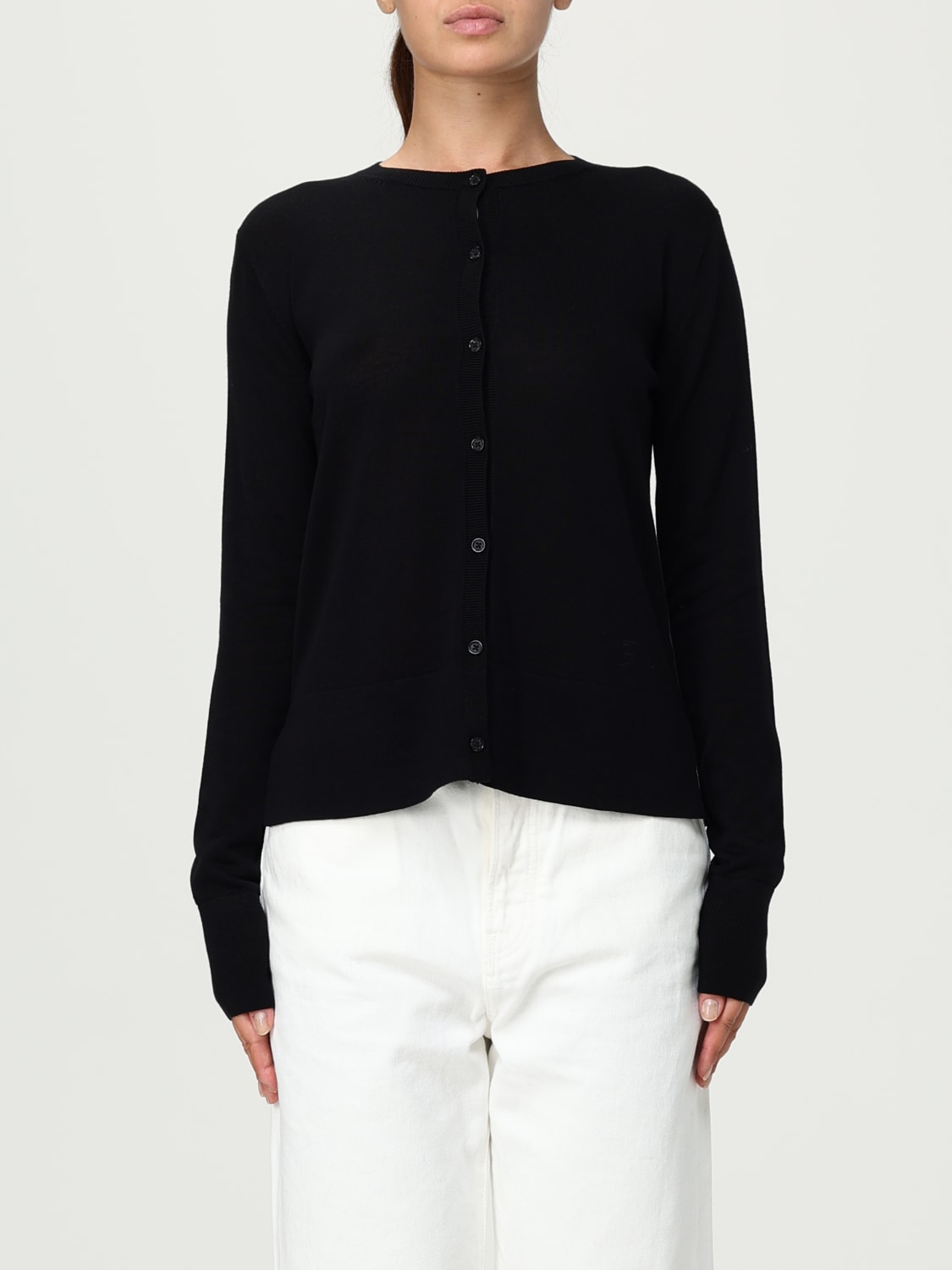 TOTEME SWEATER: Cardigan woman Toteme, Black - Img 1