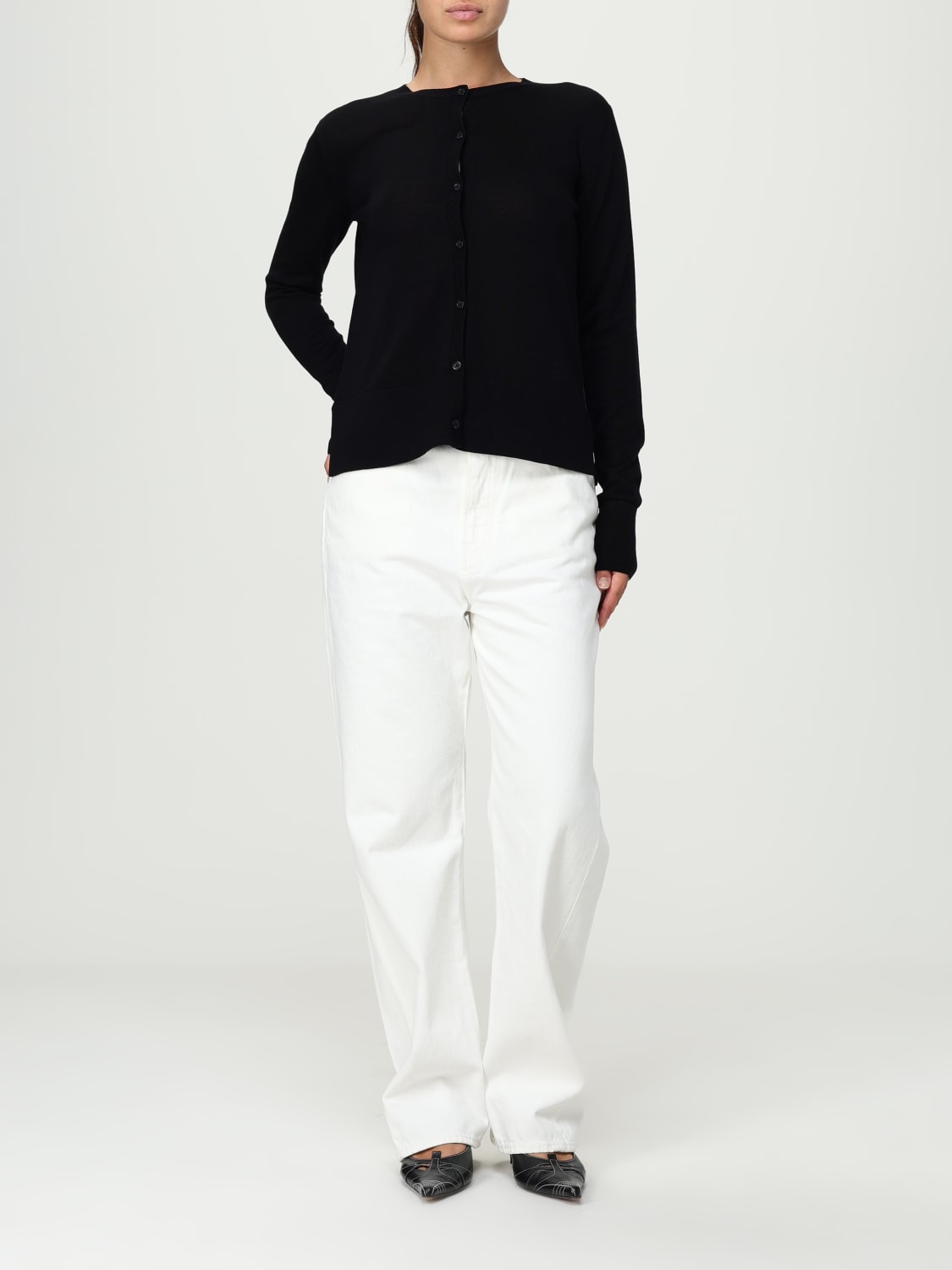 TOTEME SWEATER: Cardigan woman Toteme, Black - Img 2