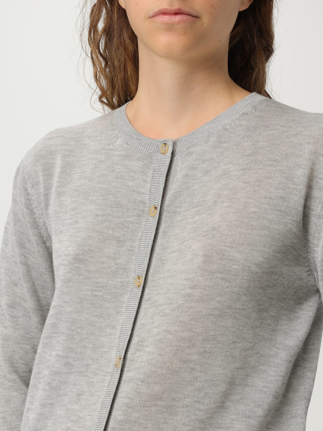 TOTEME SWEATER: Cardigan woman Toteme, Grey - Img 5