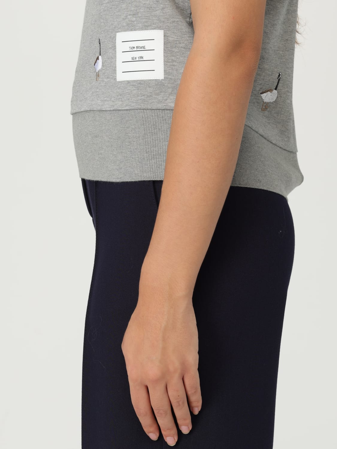 THOM BROWNE PULLOVER: Pullover damen Thom Browne, Grau - Img 5