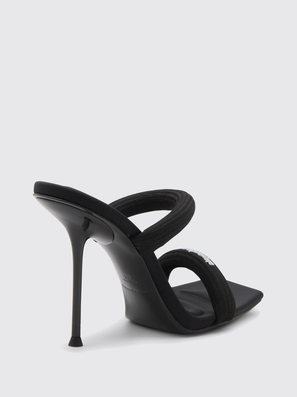 ALEXANDER WANG: Heeled sandals woman - Black | Alexander