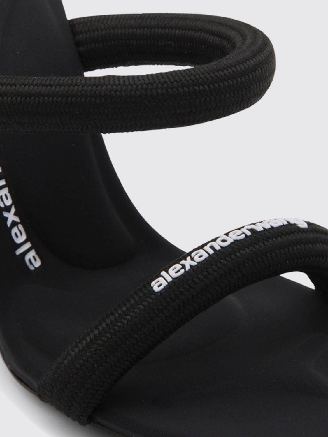 ALEXANDER WANG: Heeled sandals woman - Black | Alexander