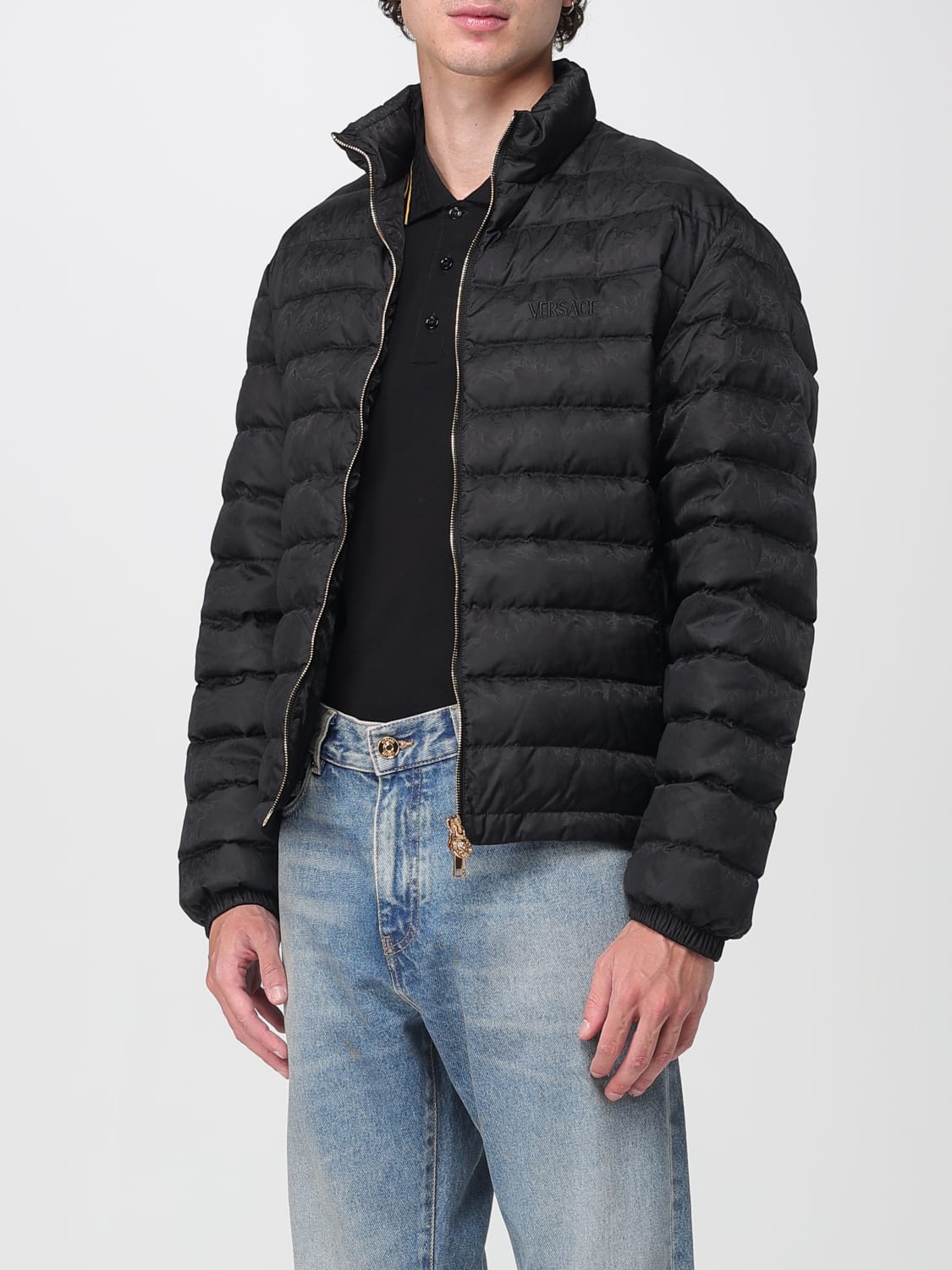 VERSACE JACKET: Jacket men Versace, Black - Img 4