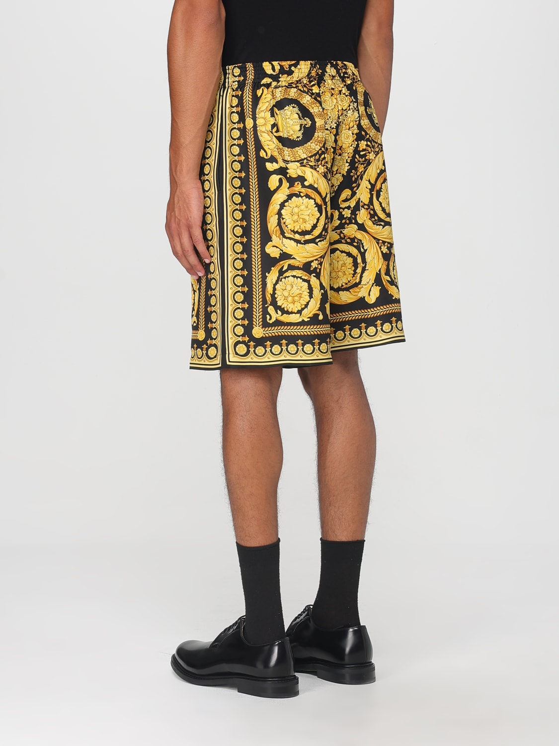 VERSACE SHORTS: Hose herren Versace, Schwarz - Img 3