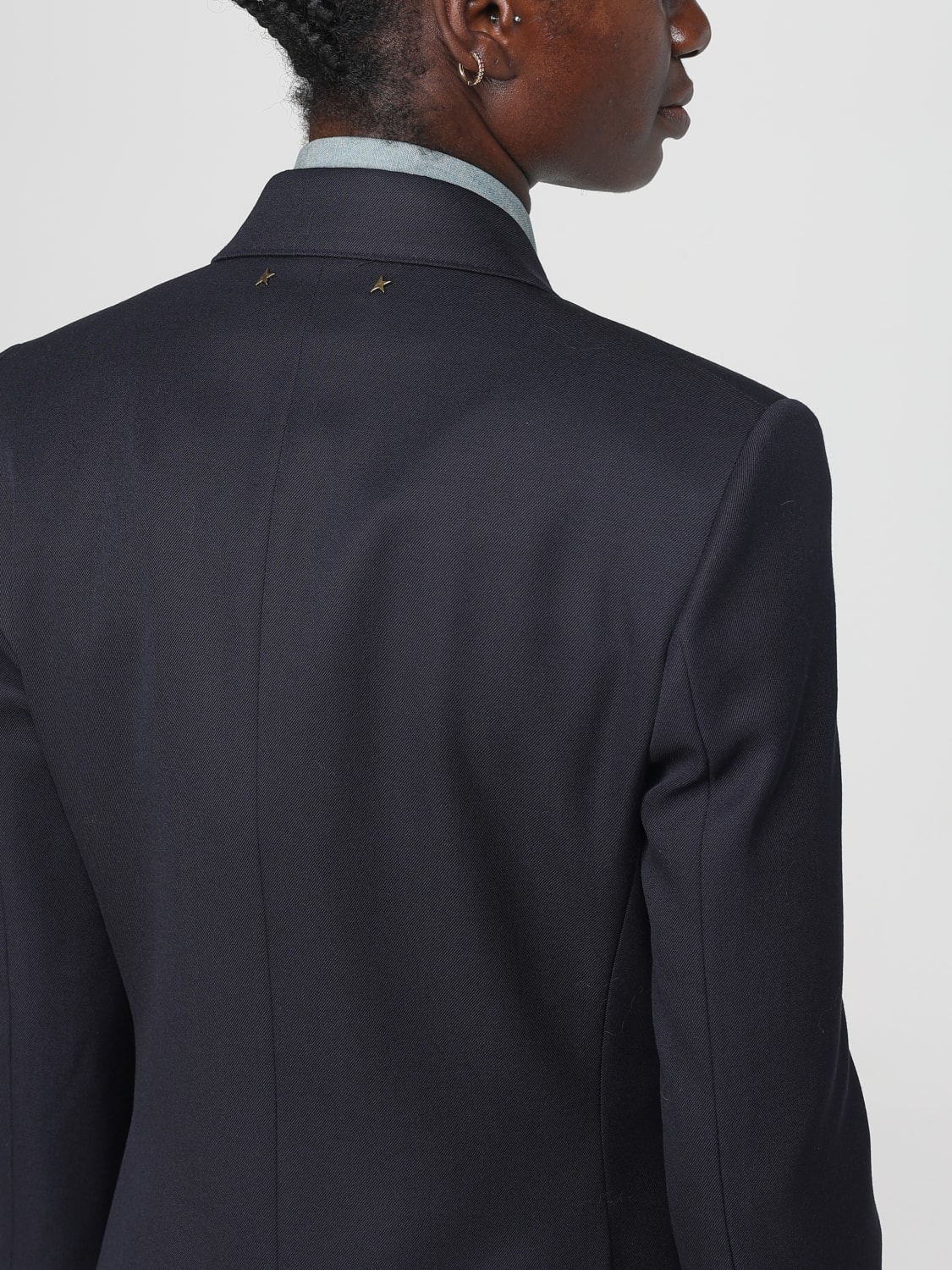 GOLDEN GOOSE JACKET: Blazer woman Golden Goose, Blue - Img 5