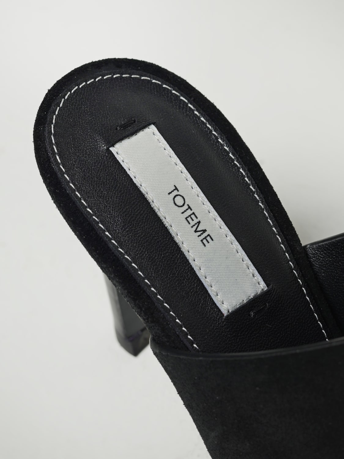 TOTEME HEELED SANDAL: Flat sandals woman Toteme, Black - Img 4