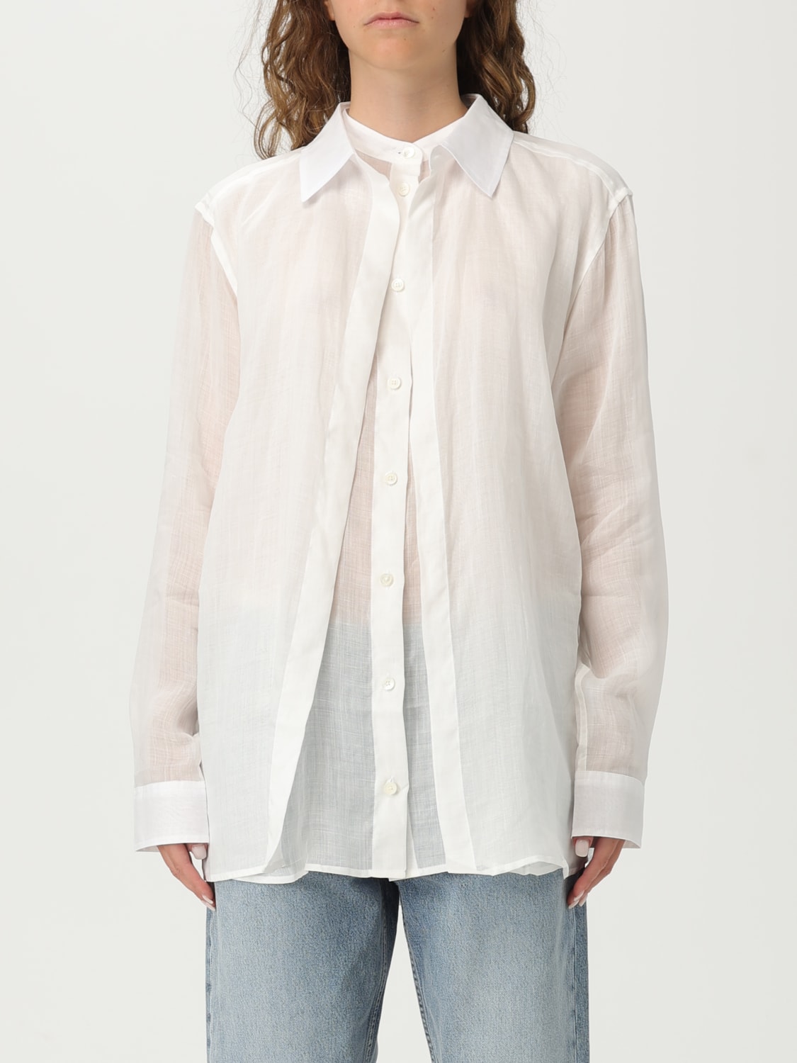 TOTEME CAMISA: Falda mujer Toteme, Blanco - Img 1