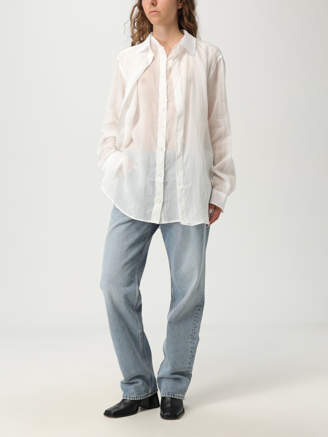TOTEME CAMISA: Falda mujer Toteme, Blanco - Img 2