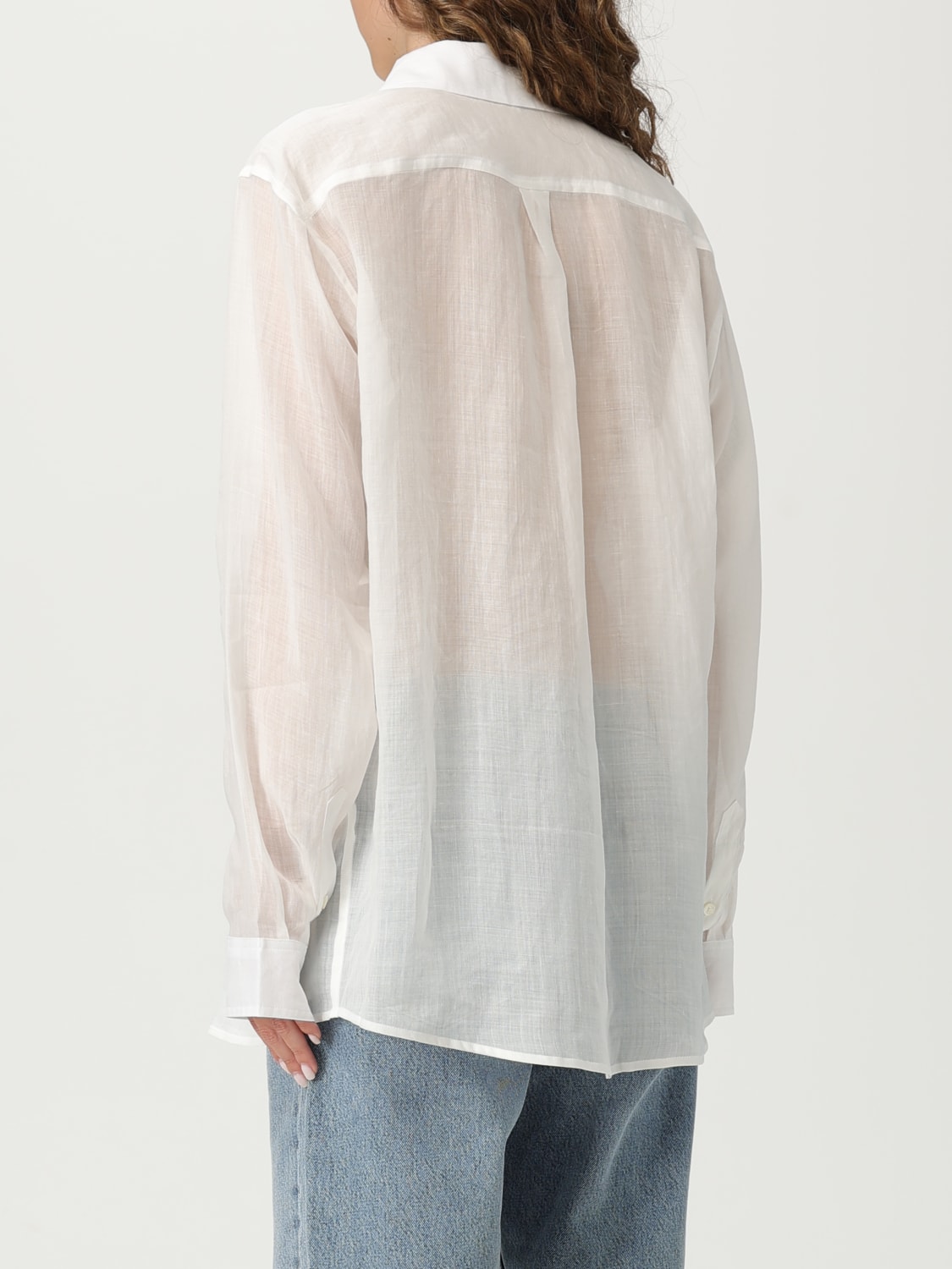 TOTEME CAMISA: Falda mujer Toteme, Blanco - Img 3