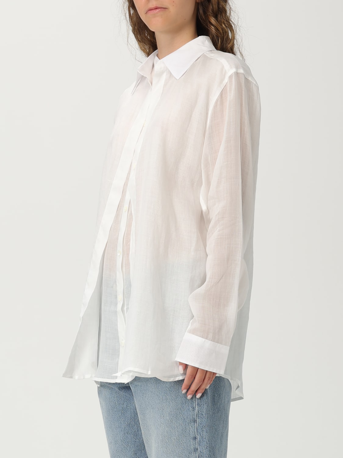 TOTEME CAMISA: Falda mujer Toteme, Blanco - Img 4