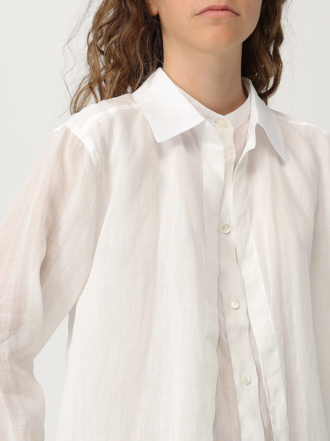 TOTEME CAMISA: Falda mujer Toteme, Blanco - Img 5