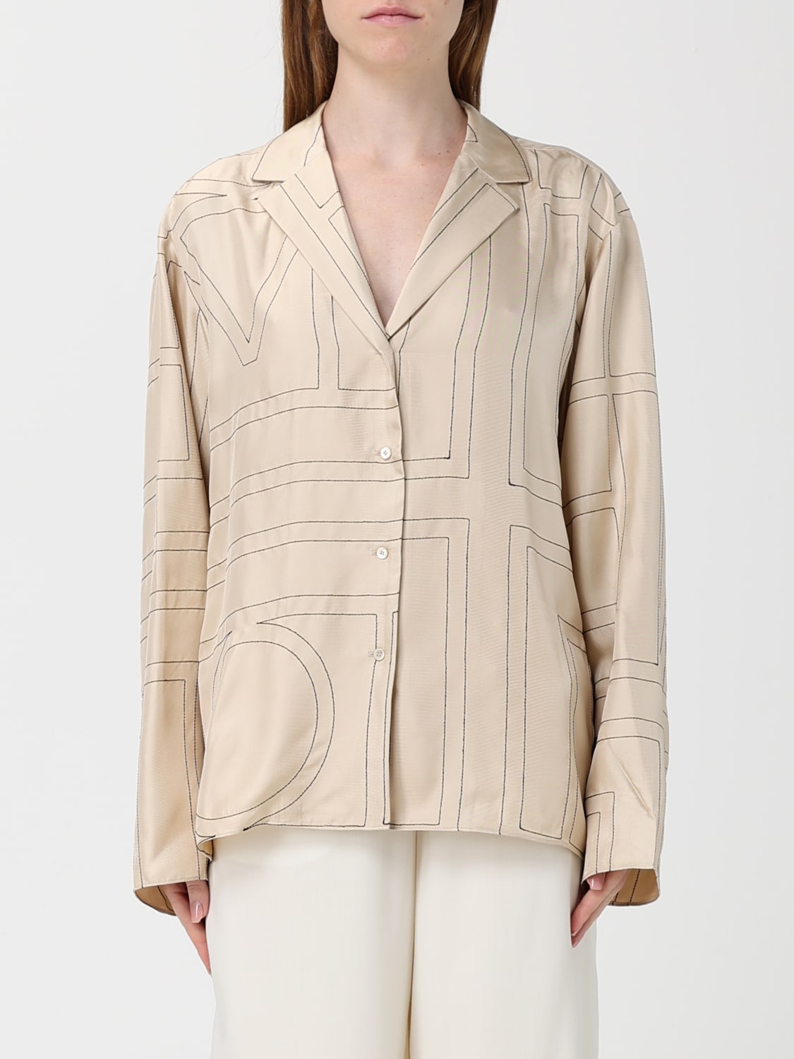 TOTEME SHIRT: Skirt woman Toteme, Ivory - Img 1