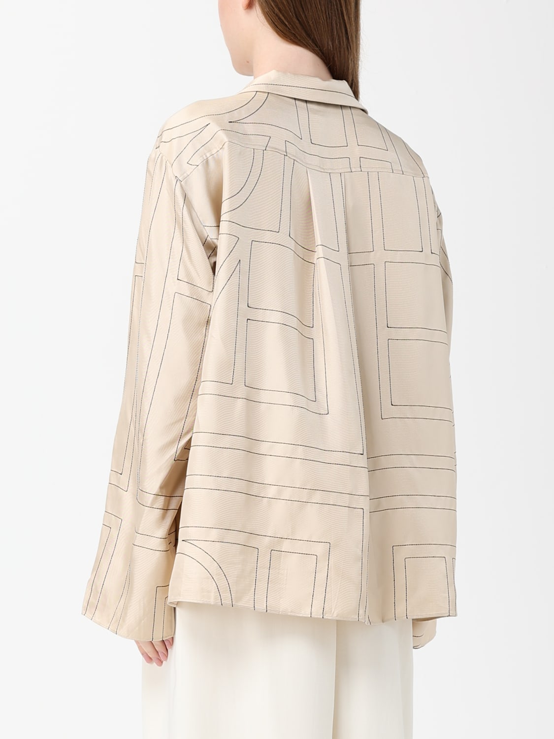 TOTEME SHIRT: Skirt woman Toteme, Ivory - Img 3