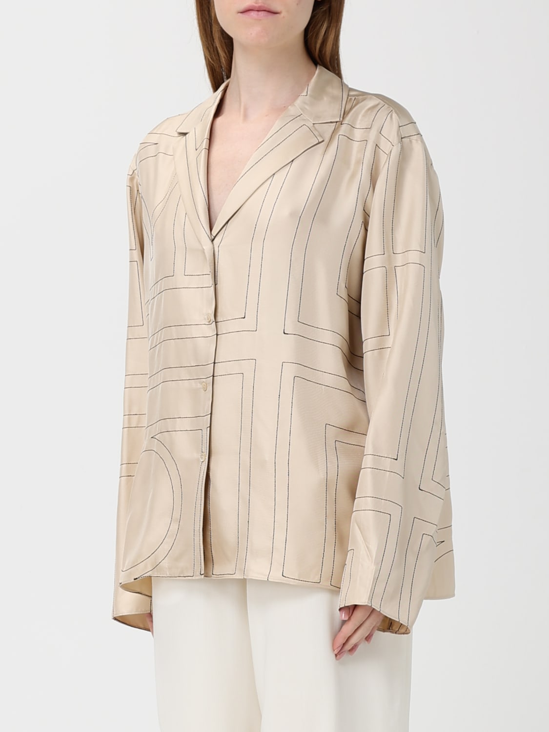 TOTEME SHIRT: Skirt woman Toteme, Ivory - Img 4