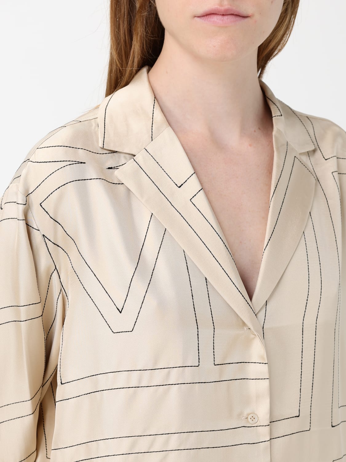 TOTEME SHIRT: Skirt woman Toteme, Ivory - Img 5