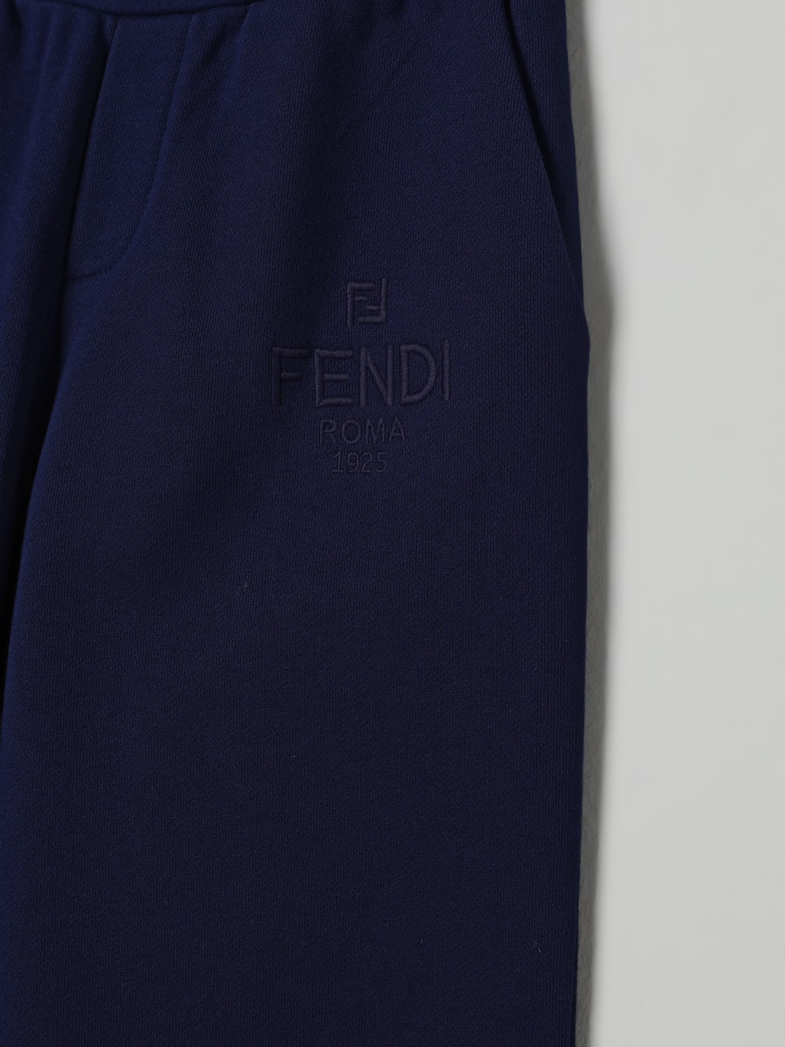 FENDI PANTS: Pants kids Fendi, Navy - Img 3